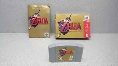 Legend Of Zelda: Ocarina Of Time Nintendo 64 N64 Complete In Box - Authentic OG • $139.95