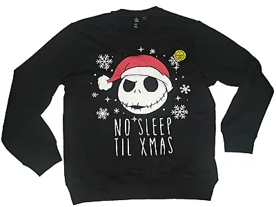 Nightmare Before Christmas Light Up  Men's Sweater XL 46/48 Jack Skellington XM2 • $29.99