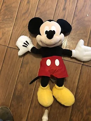 Disney Mickey Mouse Plush Stuffed Doll Toy Large 24   • $14.96