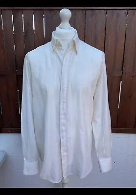 Authentic Versace Classic Mens Cotton/silk Shirt - 16.25/42cm - Worn 3 Times • £24.99