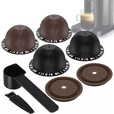 8X Coffee Capsules For Nespresso Vertuo Series Coffee Machine Refillable Pod • £10.19