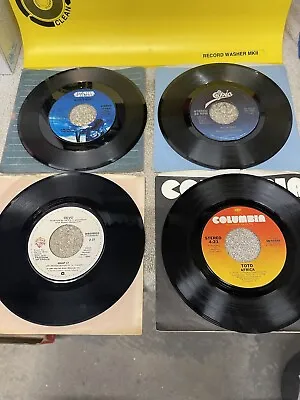 45 RPM Records From The 70'S & 80'S~PICK YOUR OWN~ALL GENRES~COMBINED SHIPPING • $4