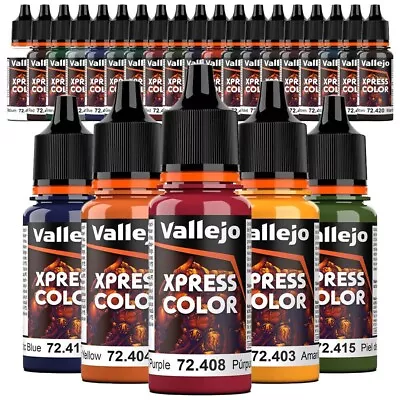 Vallejo Xpress Color Fantasy Wargame  Figure Contrast Paint Any 18ml Bottles • £3.24