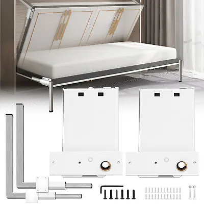 VEVOR DIY Murphy Wall Bed Springs Mechanism Hardware Kit Horizontal Wal Mounting • $45.99