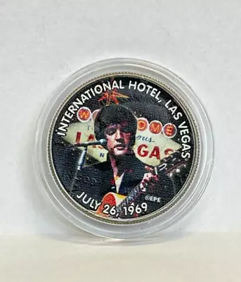 United States - Elvis Presley - Intl Hotel Las Vegas Half Dollar Colorized Coin • $12.85