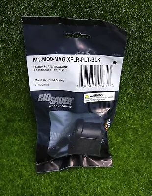 Sig P320 P250 M17 M18 X Series Floorplate (Gen2) #KIT-MOD-MAG-XFLR-PLT-BLK • $13.97