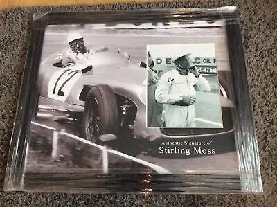 £79.99 • Buy Sir Stirling Moss Signed & Framed Photo AFTAL Dealer- With COA