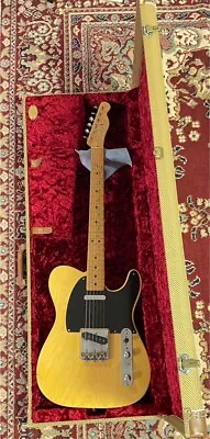 1952 Fender Telecaster Refinished As A Broadcaster • $19000