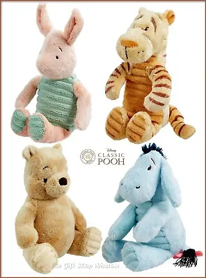 Classic Winnie The Pooh Tigger Piglet Or Eeyore Plush Toy Official Disney New • £11.25