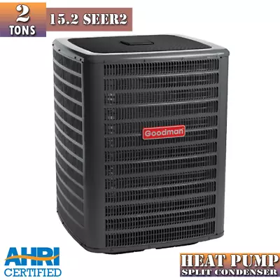 2 Ton 15.2 SEER2 Goodman Heat Pump AC Condenser Unit GSZH502410 Single-Phase • $2400