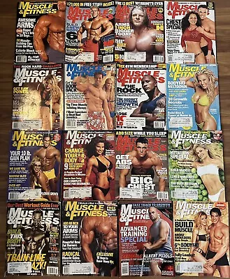 Muscle And Fitness Vintage Magazine Lot With The Rock Triple H Jay Cutler • $15