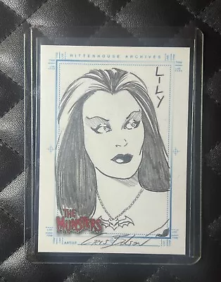 2004 Rittenhouse The Munsters Lily Munster Chris Bolson Artist Sketch Card • $1.25