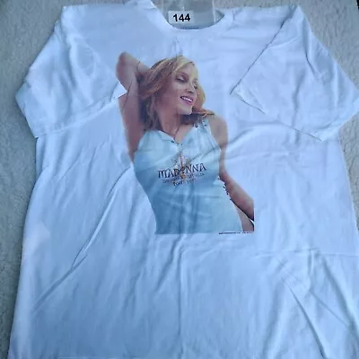 Madonna Drowned World Tour 2001 White Allsport Extra Large T-shirt • $100