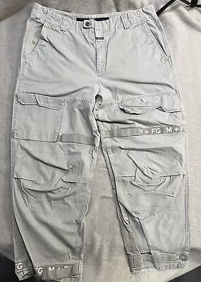 Marithe Francois Girbaud Cargo Pants Mens Size 42 Beige Adjustable Straps Y2K • $124.99