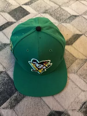 Mighty Ducks Hat Cap Men Snap Back Green Goldberg Hockey Headgear Classics Movie • $9.20