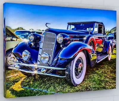 Vintage Car Canvas Picture Print Wall Art • £26.89