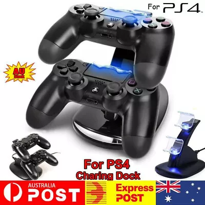 $13.99 • Buy Charger Dock Dual Stand Charging Station Pad For Playstation 4 PS4 Controller