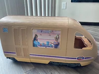 VTG Barbie Travel Train Camper Bus Van RV Moving Window/Voice Recorder/Sounds • $80