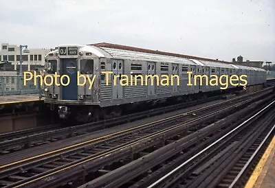 Subway Slide (Orig.): NYCTA R-34's (R-11's) 39th Ave. Astoria Queens - 1967 • $4.95