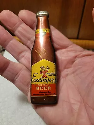 Vintage Esslinger's Beer Metal Tin Litho Beer Bottle Opener • $9.99