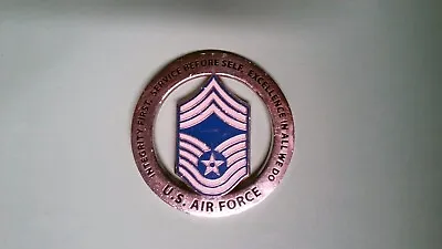 Challenge Coin U.s. Air Force Chief Master Sergeant Coin Of Excellence • $12.99