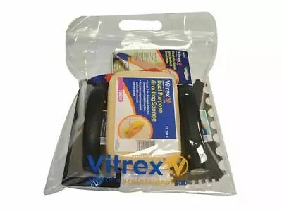 £9.99 • Buy Vitrex VITTILEKIT01 TILEKIT001 Tiling Kit - Notched Trowel Grout Float Grouting