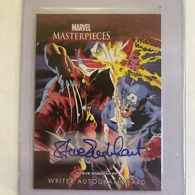 Steve Englehart 2008 UD MARVEL MASTERPIECES 3 Wolverine Captain America AUTO • $90