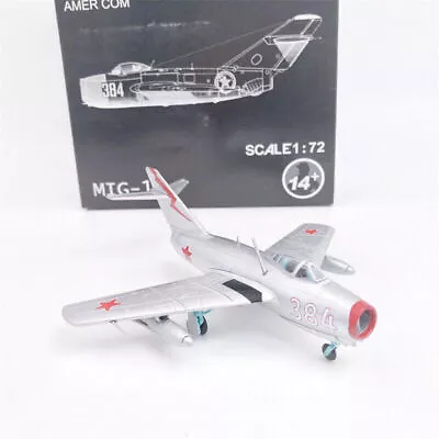 AMER COM Soviet Air Force MiG-15 Fagot Fighter 1/72 Diecast Aircraft Jet Model • $26.59