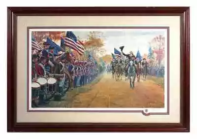 Washington At Carlisle By MORT KUNSTLER Pencil Signed & Numbered 388/500 W/ COA • $360.99