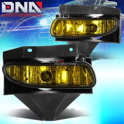 Amber Tinted Lens Oe Bumper Fog Light Lamp Assembly For 99-04 Mustang New Edge • $29.88