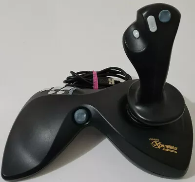 Gravis Xterminator Dual Control Flight Racing Gaming Joystick Pc Serial & Usb • $69.95