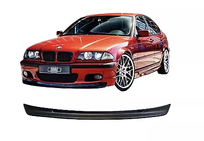 Bmw E46 CSL Front Lip Spoiler MSPORT Bumper Splitter BEST FIT Csl Spoiler ABS  • $110