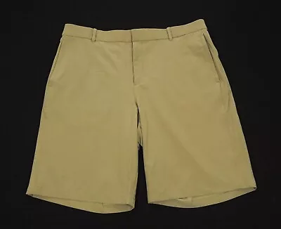 Nike Golf Dri-Fit Flex Hybrid Khaki Brown Tech Golf Shorts Mens 35 • $19.99