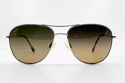 Maui Jim Cliff House MJ247-16 Gold Bronze Polarized Sunglasses 59-15-120 8477 • $79.99