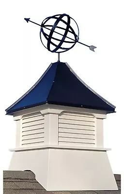 Accentua Yosemite Vinyl Cupola With Armillary 24 In. Square 53 In. High • $799