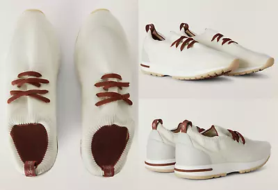 Loro Piana 360 Flexy Walk Wish Stretch-Knit Slip-On Sneakers Shoes 40 • $999.54
