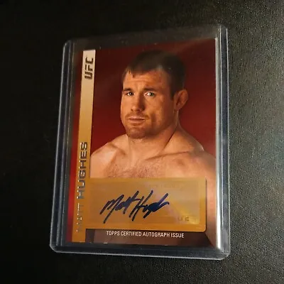 Matt Hughes Auto Card 2011 Topps UFC Title Shot Autograph MMA Legend • $74.80