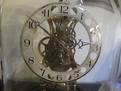 £299 • Buy Pro Clock Skeleton Clock  004  Under Glass Dome Hand Made. 106 Photos Of Work
