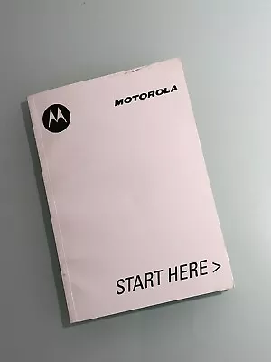MOTOROLA V600 Cell Phone Owners  Manual  Very Rare !!!   Brand New !!! • $25.88
