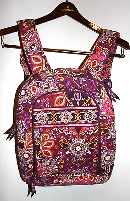 Vera Bradley Travel Padded Laptop Backpack Multiple Compartments Cloth Quilted • $22.46