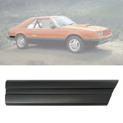 1979-1984 Mustang Rear Of Quarter Body Trim Moldings Black Passenger Side RH • $32.52