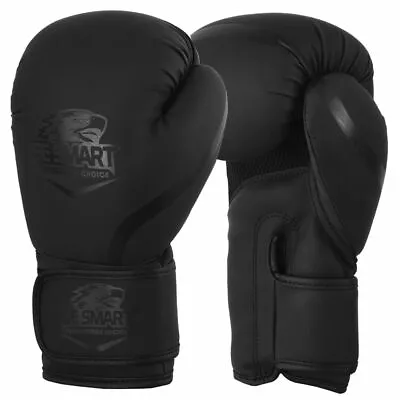 Pro Leather Boxing GlovesMMASparring Punch BagMuay Thai Training Gloves • $15.99