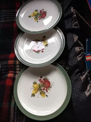 Vintage Wedgwood Dinner Plate Covent Garden Pattern - 25.5 Cm (3 Available )vgc • £8.99