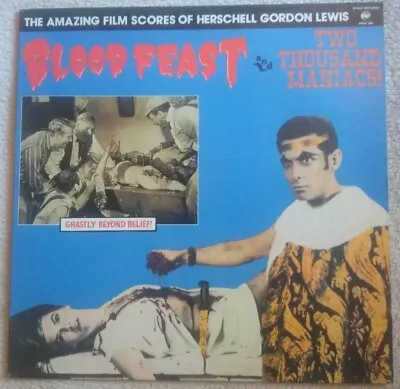 Bloodfeast +two Thousand Maniacs Soundtrack Rhino Rec Lp Herschell Gordon Lewis • $63.15