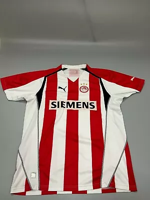 Olympiacos (Olympiakos) 2005 - 2006 Football Home Shirt Soccer Jersey Size XL  • £35.99