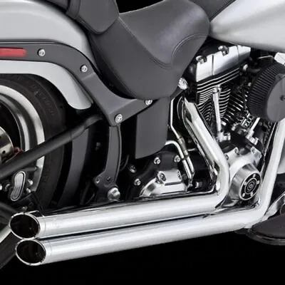 Vance And Hines Big Shot Exhuast Staggered Pcx Chrome Twin Cam Softtail • $1099.99