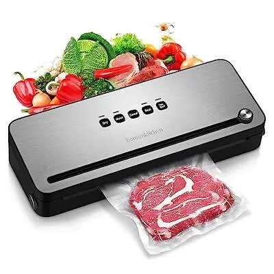 Bonsenkitchen Vacuum Packing Machine For Foods Vacuum Sealer With Built-in Cutt • $36.42