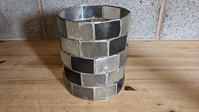 Vintage Capiz Shell Lampshade Cylinder • £14.99
