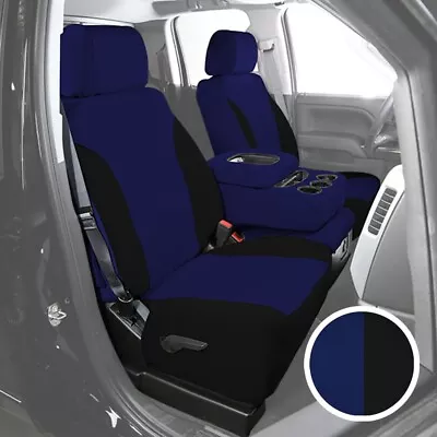 Front Seat Covers In Blue/Black Neosupreme For 2002-2009 Chevrolet Trailblazer • $109.99