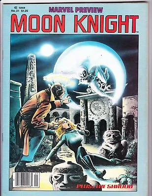 Marvel Preview #21(1980) 1st Full Solo Moon Knight Key Shroud Sienkiewicz8.5 • $84